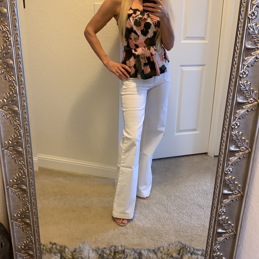 Vila white jeans size S High waisted NWOT